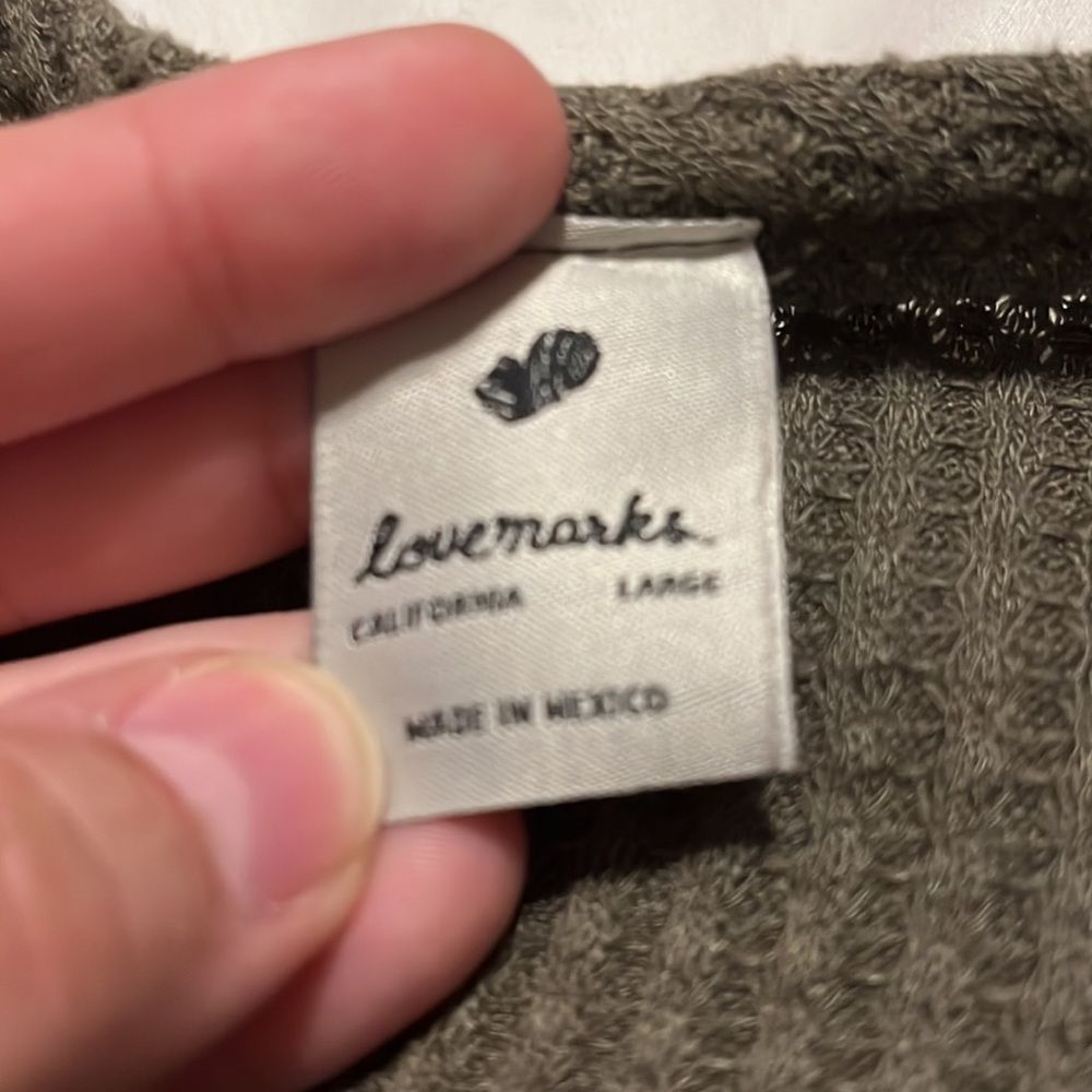 Love marks Waffle Top - Picture 3 of 3